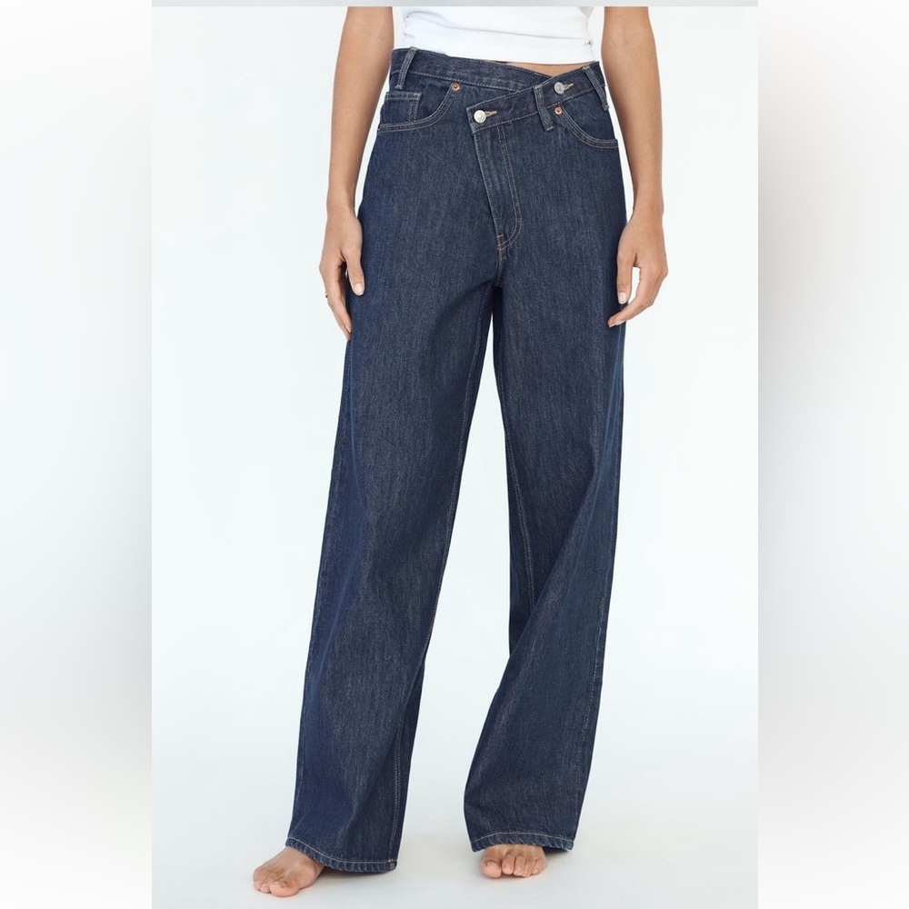 Zara Indigo Flare Jeans - Picture 2 of 9